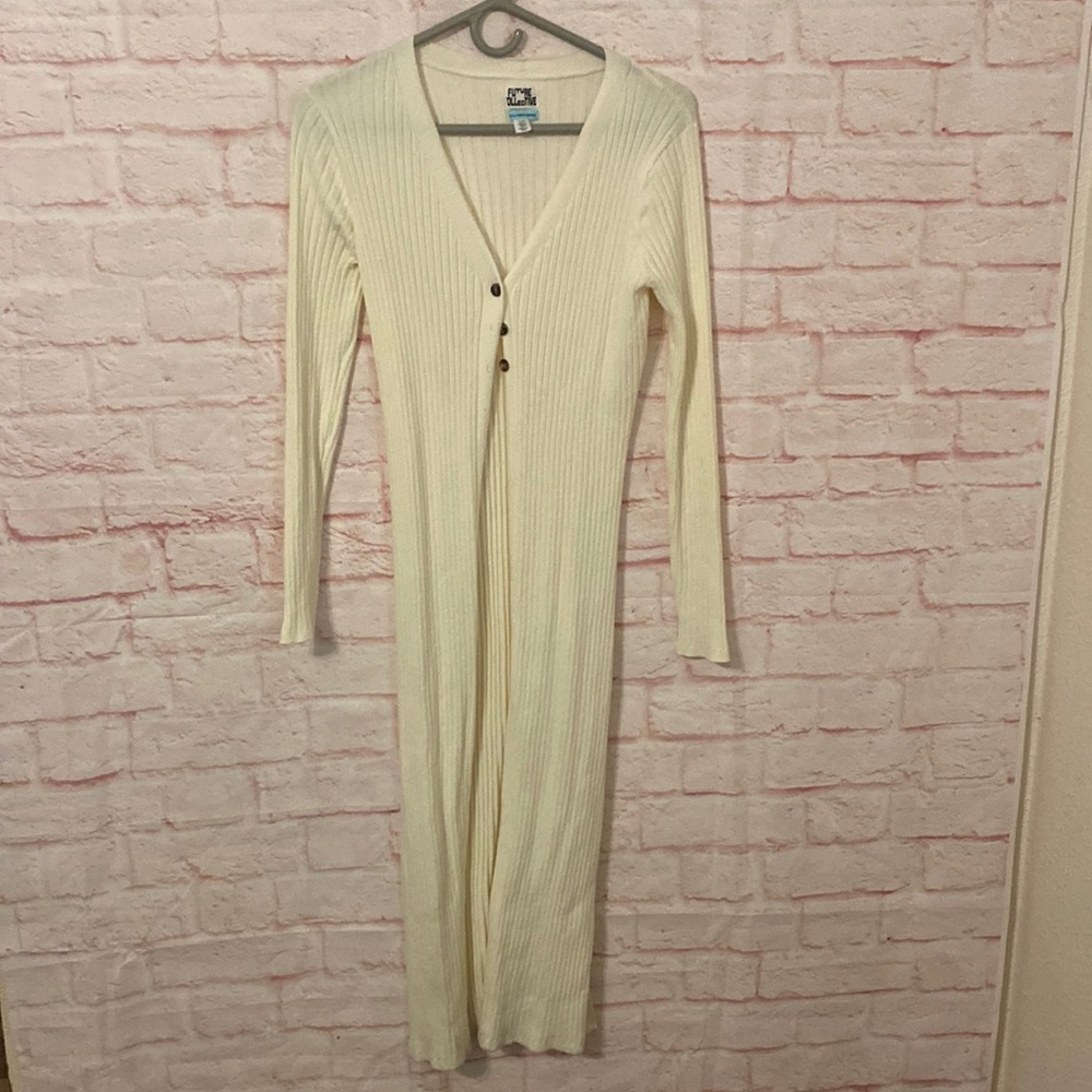 Future Collective Gabriella Karefa-Johnson button-up side slit maxi dress